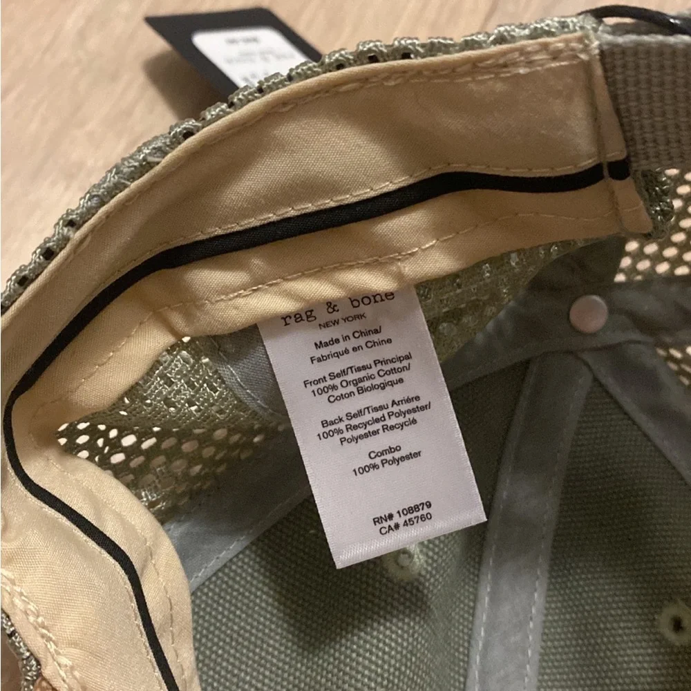 NWT Rag & Bone Addison Baseball Cap - Picture 5 of 6